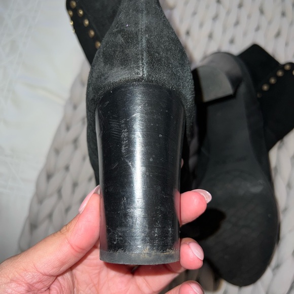 Jimmy Choo Golden and Black Suede Booties!! - Picture 6 of 15